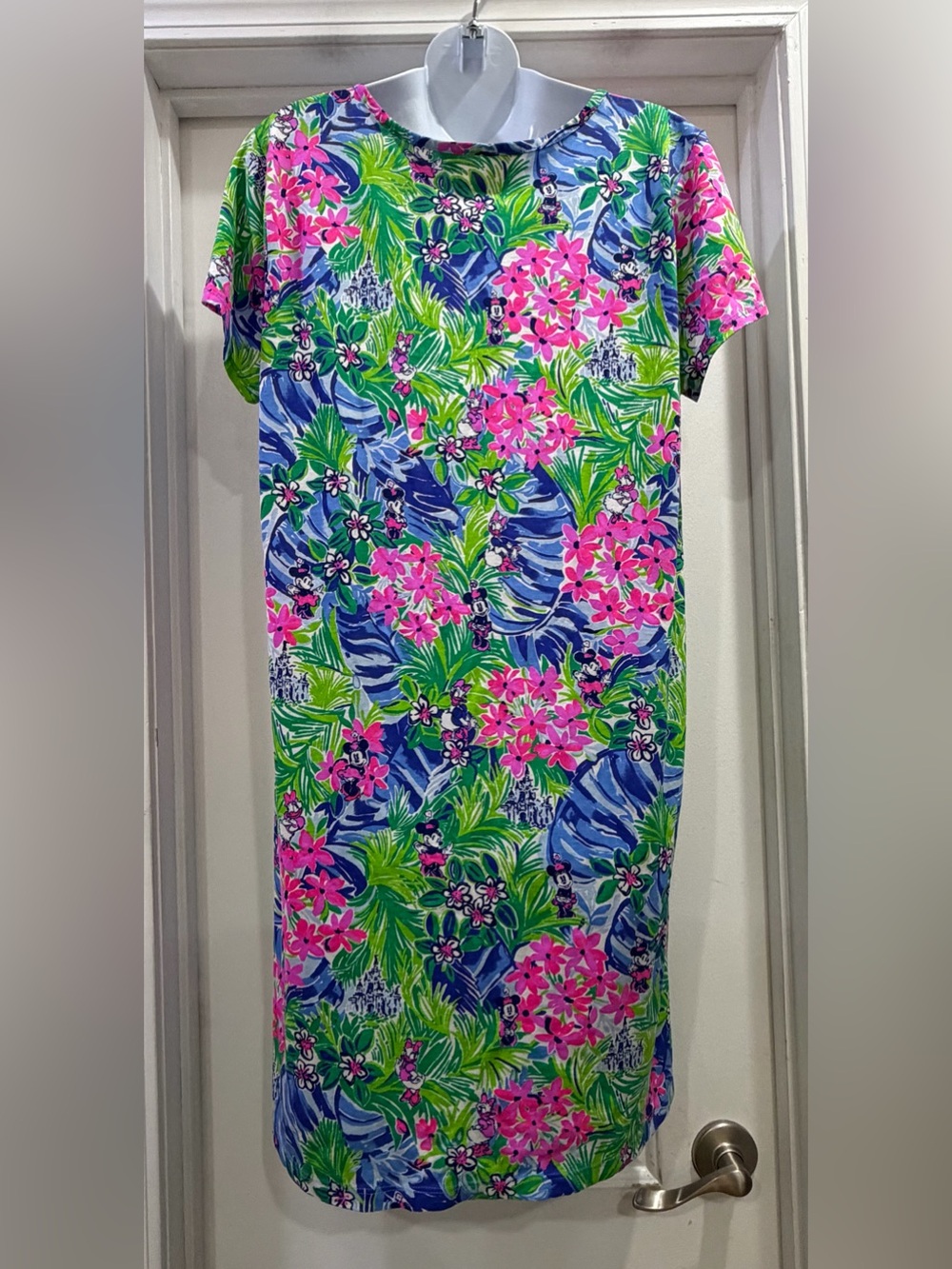 Lilly Pulitzer Disney Dreamin Parks Collection Etta Dress Size XL Minnie Daisy - Picture 2 of 13